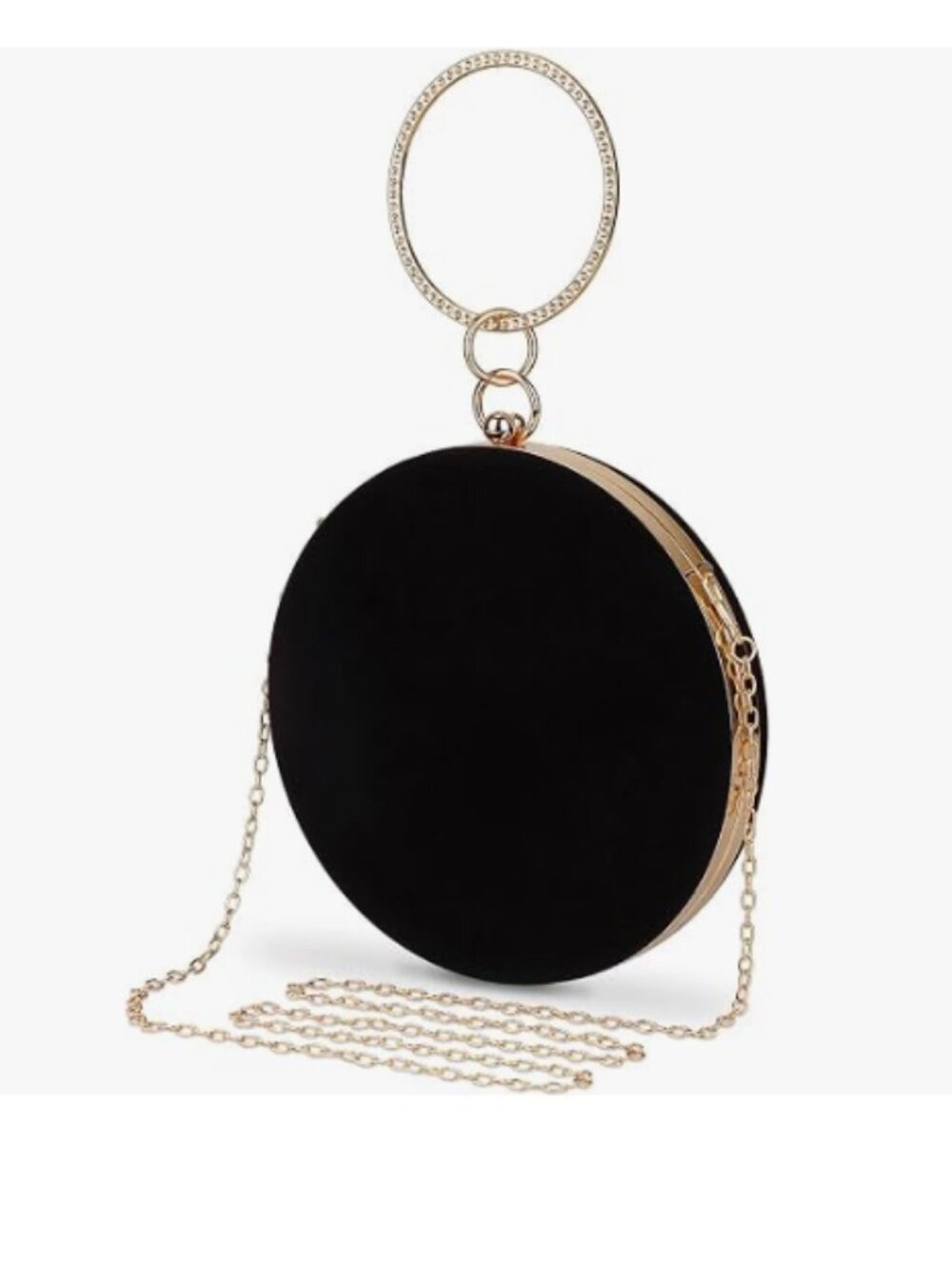 Selighting Round Velvet Clutch Purses Women Evening Bags Formal | Velvet Clutch